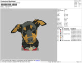 Dog V19 Embroidery File 4 size