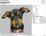 Dog V19 Embroidery File 4 size