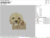 Dog V20 Embroidery File 4 size