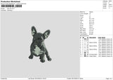 Dog V23 Embroidery File 6 sizes