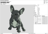 Dog V23 Embroidery File 6 sizes