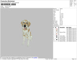 Dog V25 Embroidery File 4 size