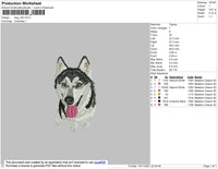 Dog V26 Embroidery File 4 size