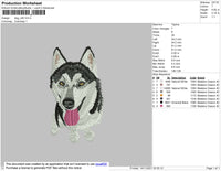Dog V26 Embroidery File 4 size