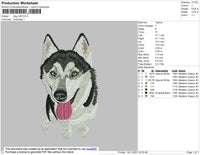 Dog V26 Embroidery File 4 size