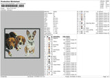 Dog V27 28 Embroidery File 4 size