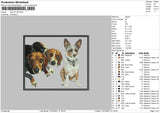 Dog V27 28 Embroidery File 4 size