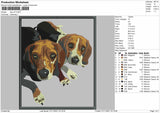 Dog V27 Embroidery File 4 size