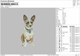 Dog V28 Embroidery File 4 size