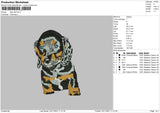 Dog V28 Embroidery File 4 size