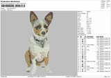 Dog V28 Embroidery File 4 size