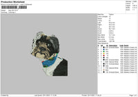 Dog V29 Embroidery File 4 size