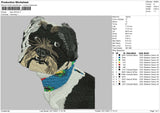 Dog V29 Embroidery File 4 size