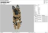 Dog V30 Embroidery File 4 size