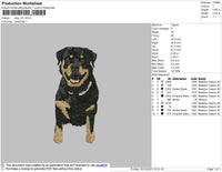 Dog V31 Embroidery File 4 size
