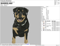 Dog V31 Embroidery File 4 size