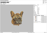 Dog V37 Embroidery File 4 size