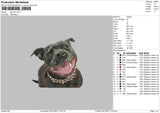 Dog V37 Embroidery File 4 size