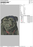 Dog V37 Embroidery File 4 size