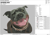 Dog V37 Embroidery File 4 size