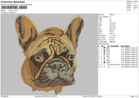 Dog V37 Embroidery File 4 size