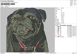 Dog V37 Embroidery File 4 size