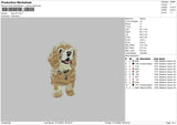 Dog V41 Embroidery File 4 size