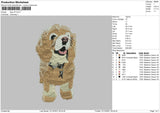 Dog V41 Embroidery File 4 size