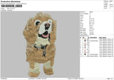 Dog V41 Embroidery File 4 size