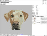 Dog Head V6 Embroidery File 4 size