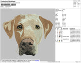 Dog Head V6 Embroidery File 4 size