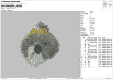 Dog V70 Embroidery File 5 sizes