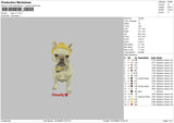 Dog V71 Embroidery File 5 sizes