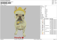 Dog V71 Embroidery File 5 sizes