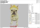 Dog V71 Embroidery File 5 sizes