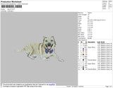 Dog V9 Embroidery File 4 size