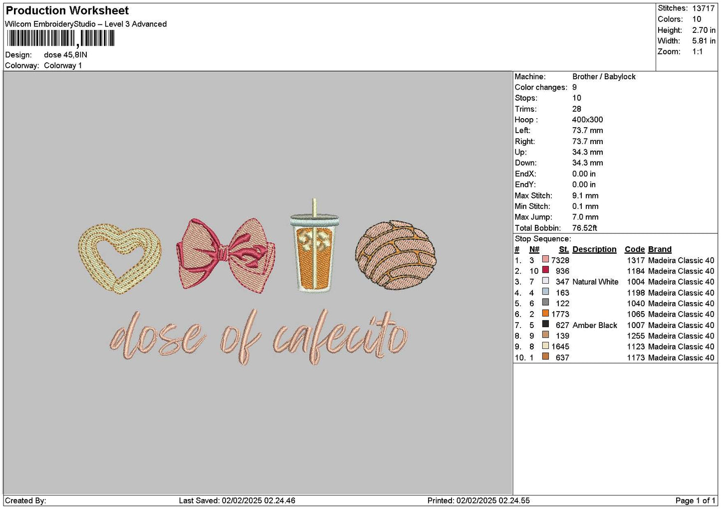 Dosetext01 Embroidery File 6 sizes