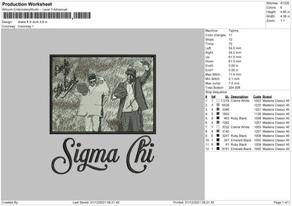 Drake Ft Lil Durk Embroidery File 4 size