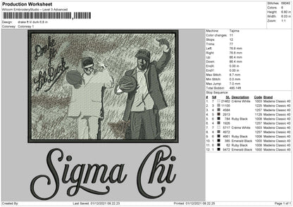 Drake Ft Lil Durk Embroidery File 4 size