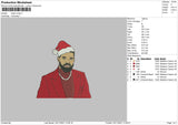 Drake Xmas Embroidery File 4 size