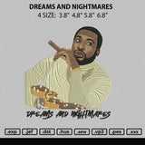 Night And Nightmares Embroidery File 4 size