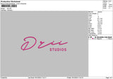 Driitext Embroidery File 6 sizes