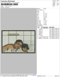 Dad N Son Embroidery File 4 size