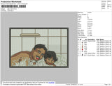 Dad N Son Embroidery File 4 size
