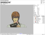 Death Note Embroidery File 4 size
