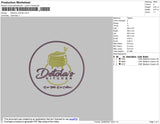 Detola's Kitchen Embroidery File 4 size