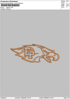 Eagle 1009 Embroidery File 6 sizes