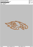 Eagle 1009 Embroidery File 6 sizes