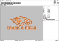 Eagle 1109 Embroidery File 6 sizes