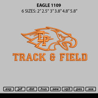 Eagle 1109 Embroidery File 6 sizes